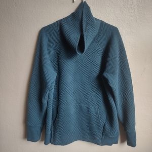 RBX Cowl Neck Textured Sweatshirt